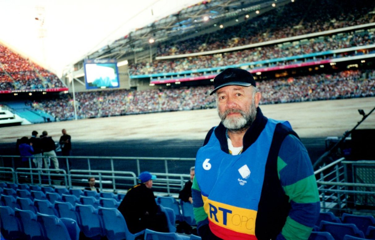 Josef in the Olympic Stadium