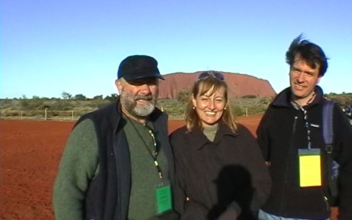 Josef, Erika & Bruce Beffa at Uluru